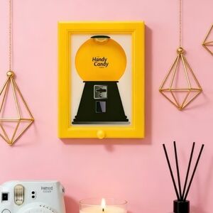 Yellow Gumball Wall Art Frame